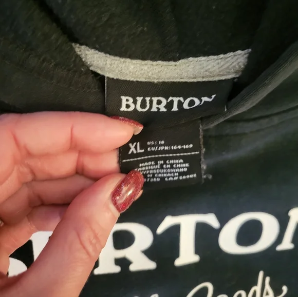 Burton Double Goods Hoodie | Black | Fleece Lined | XL - Picture 5 of 5